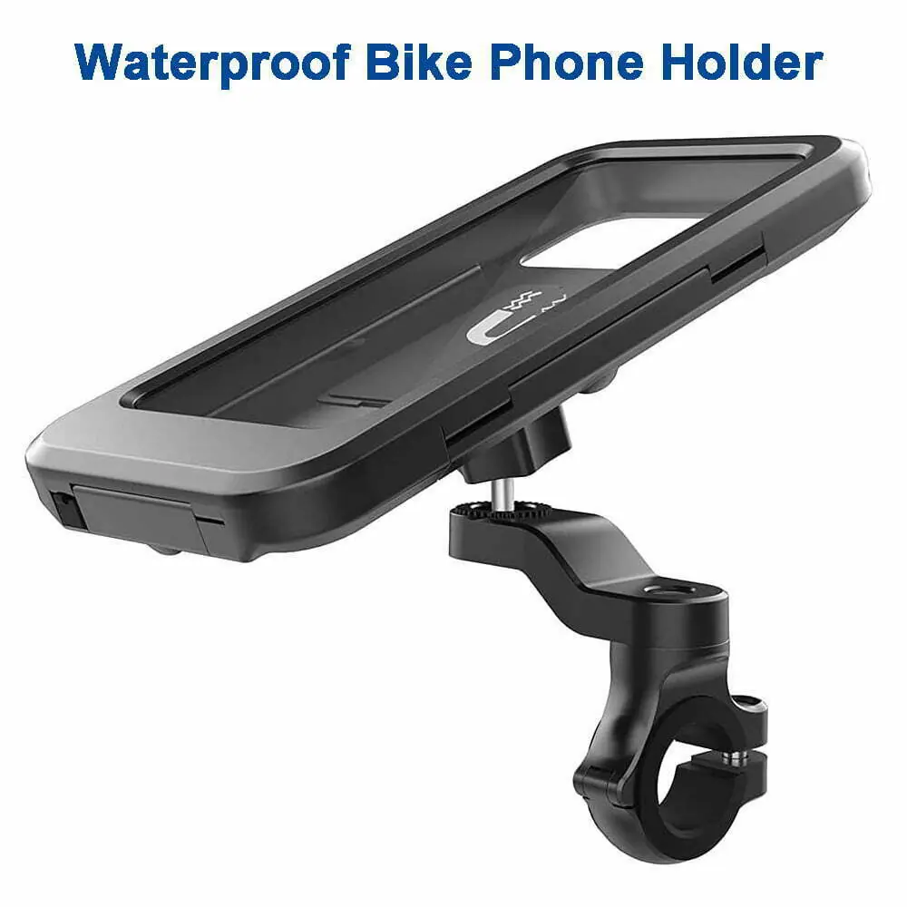 Rainproof Bike Phone Holder Waterproof Bicycle Mobile Phone Stand Motorcycle Handlebar Cellphone Mount Motorbike Cycling Screen