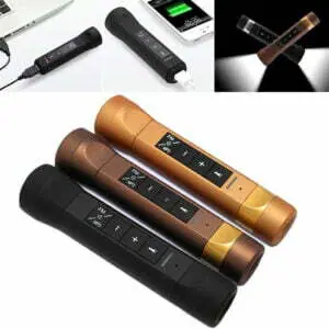 5 in 1 Bicycle Speaker Outdoor Sport Power Bank Flashlight Mp3 Player Bluetooth Stereo Subwoofer Handsfree phone for Bike