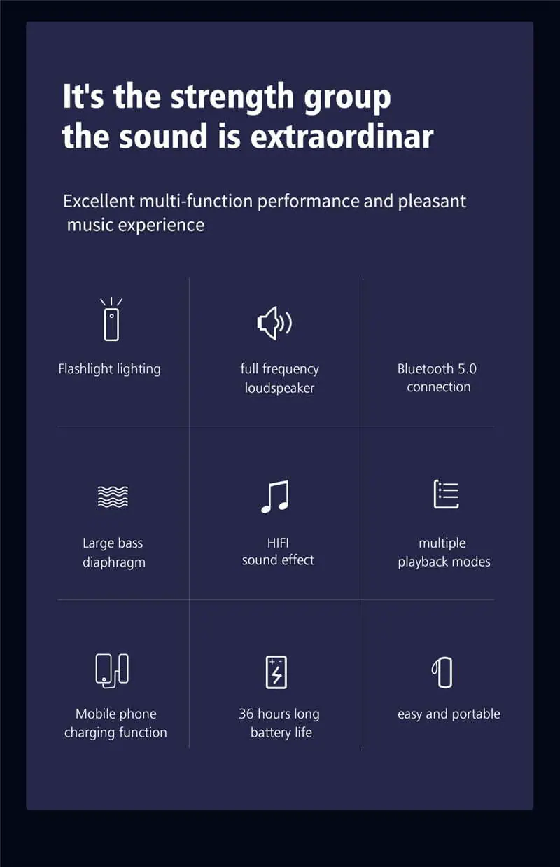 ZEALOT S1 Wireless Bluetooth Speaker FM radio Outdoor Portable Bicycle Speaker mini Column +Power Bank+Flashlight+Bike+Mount