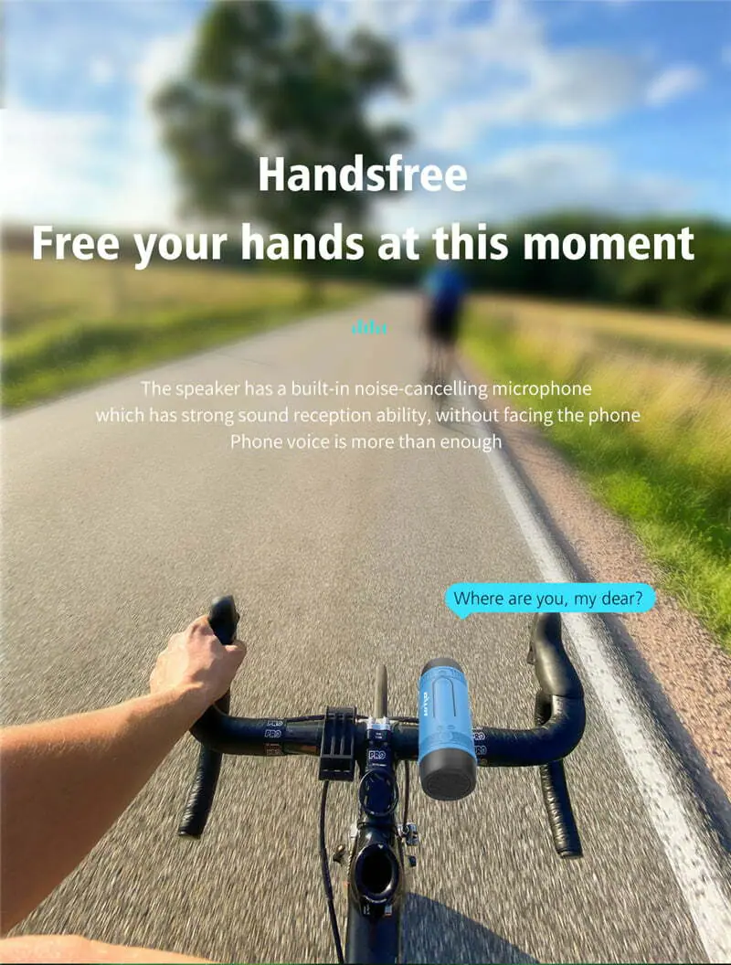 ZEALOT S1 Wireless Bluetooth Speaker FM radio Outdoor Portable Bicycle Speaker mini Column +Power Bank+Flashlight+Bike+Mount