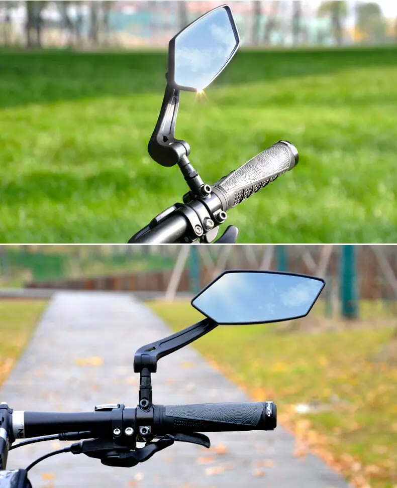 EasyDo Bicycle Handlebar Rear View Mirror Bike Cycling Wide Range Back Sight Reflector Adjustable Left Scooter E Bike Mirror EasyDo Bicycle Handlebar Rear View Mirror Bike Cycling Wide Range Back Sight Reflector Adjustable Left Scooter E Bike Mirror