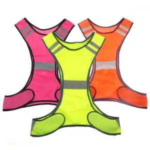 Upgrade Pocket Cycling Night Running Outdoor Sports Reflective Vest Night Running Cycling Reflective Vest Breathable Mesh