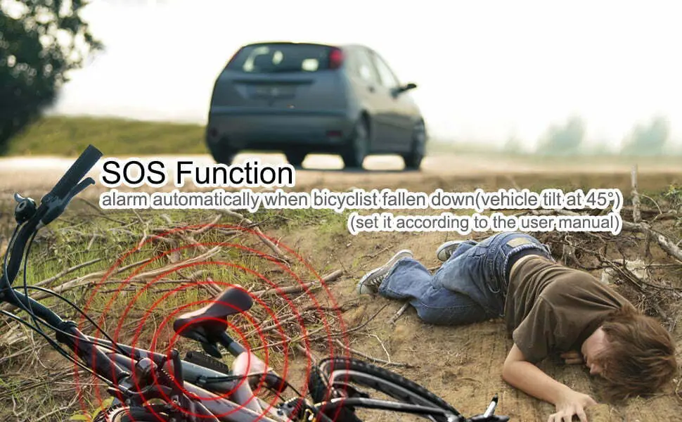 Awapow Waterproof Bike Motorcycle Electric Bicycle Security Anti Lost Wireless Remote Control Vibration Detector Alarm