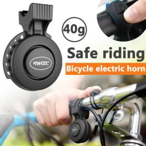 Cycling MTB Mountain Road Bike Electronic Horn USB Rechargeable Electric Scooter Bicycle Handlebar Sound Alarm Ring Bell Outdoor