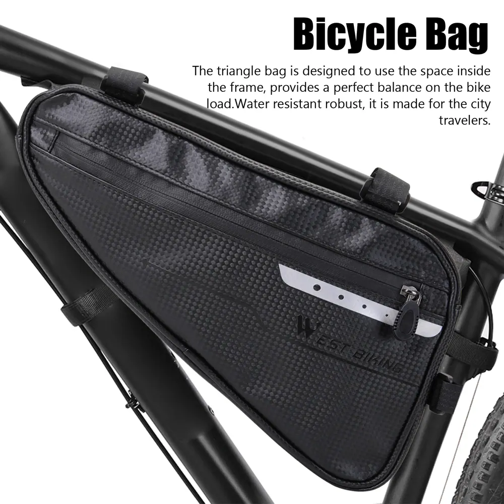 Bike Trunk Bag 7L Bicycle Bag Water Resistant Bike Rack Bag with Waterproof Rain Cover bycicle bag
