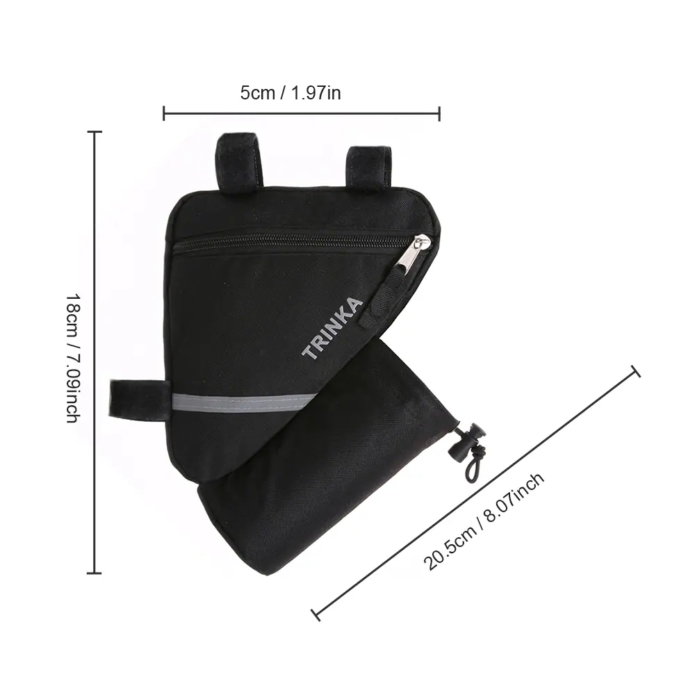 Bike Trunk Bag 7L Bicycle Bag Water Resistant Bike Rack Bag with Waterproof Rain Cover bycicle bag