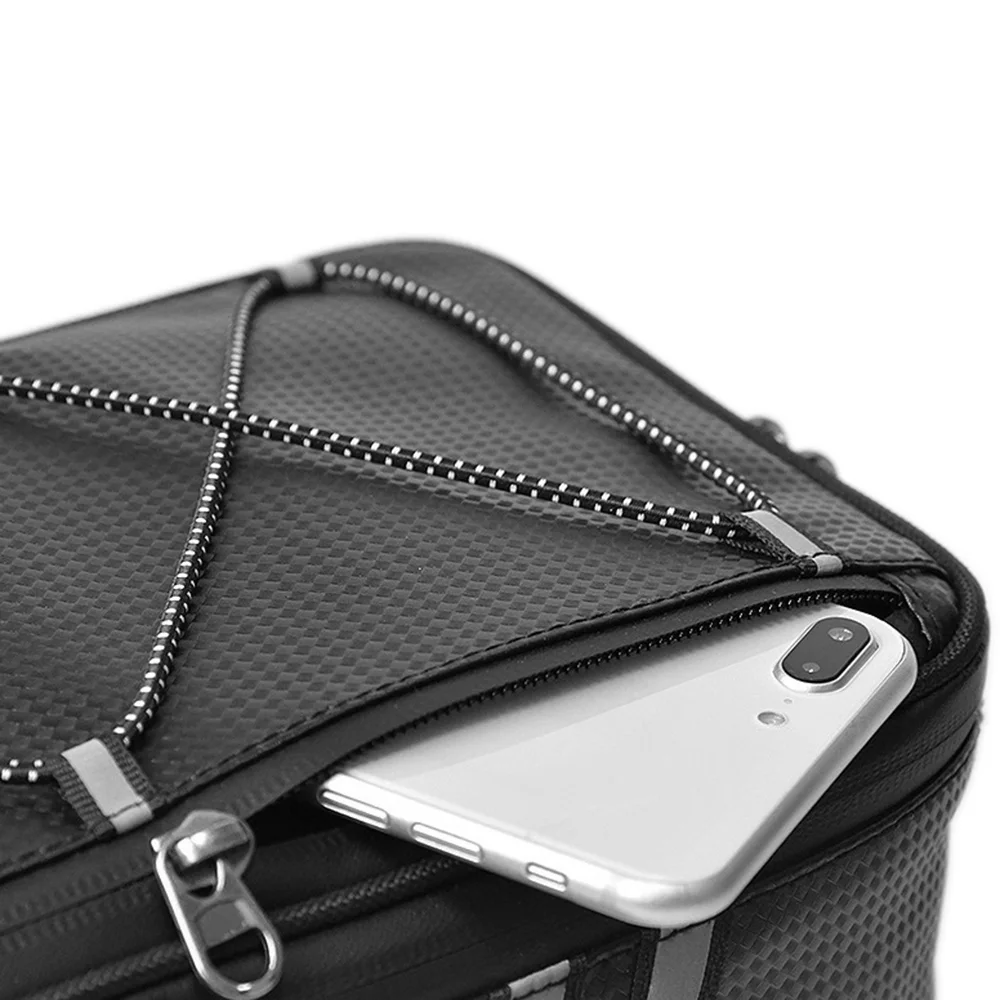 Bike Trunk Bag 7L Bicycle Bag Water Resistant Bike Rack Bag with Waterproof Rain Cover bycicle bag