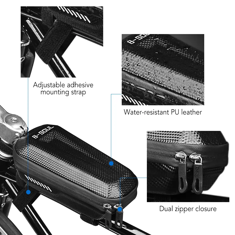 Bike Trunk Bag 7L Bicycle Bag Water Resistant Bike Rack Bag with Waterproof Rain Cover bycicle bag