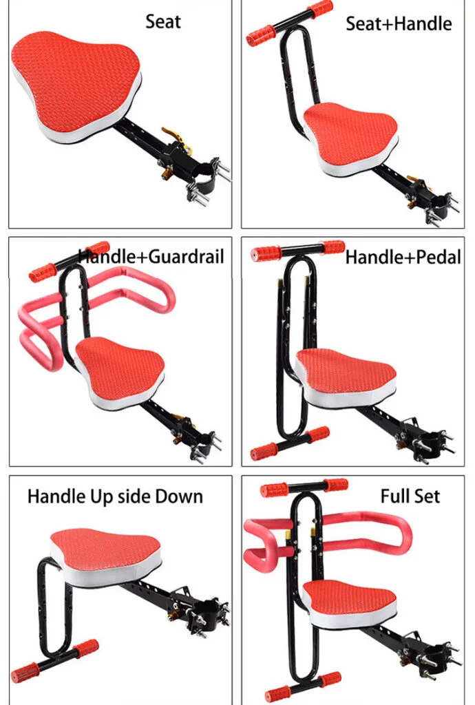 Electr Scooter Front Kids Seat Bike Bicycle Child Saddle Foldable Universal Baby Safe Chair for Skateboard Escooter Accessories