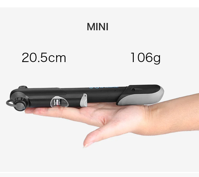 INBIKE Portable Bicycle Pump Mini Hand Pump Cycling Air Pump Ball Toy Tire Inflator Schrader Presta MTB Mountain Bike Pump IQ310