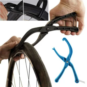 Bike Hand Tire Lever Bead Tool for Hard to Install Bicycle Tires Removal Clamp ABS Bike Rim Tire Pliers for Cycling Repair Tools